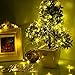 OMorc LED Solar Powered String Lights, 100LEDs, 8 Modes, 33ft, Warm White(2 Pack)
