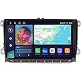 Joying 9" Car Stereo RCD330 Plug and Play Car Radio Compatible with Volkswagen Jetta Golf Passat Skoda Seat Caddy Polo Tiguan Transporter EOS Android 12 Head Unit with Carplay Android Auto(JY-VZ131N4)