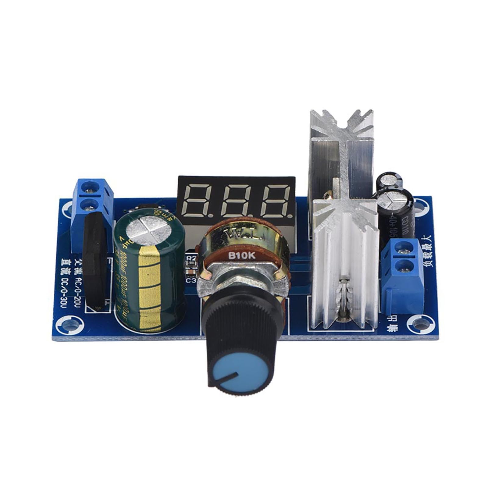 LM317 Power Regulator Adjustable Voltage Regulator Digital Voltage Display Power Supply Board Linear Regulator