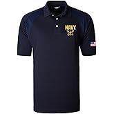 United States Navy Tonal Breathable Golf Shirt