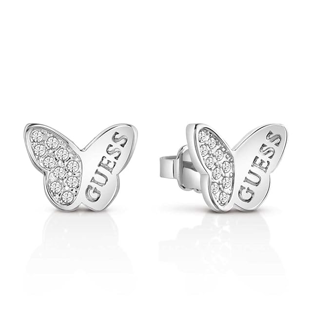 Earrings Guess UBE83020 Woman Butterfly Zirconia Jewelry