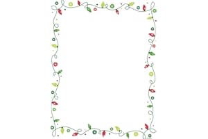 Great Papers! String Of Lights Foil Letterhead, 40 count, 11" x 8.5" (2011481)