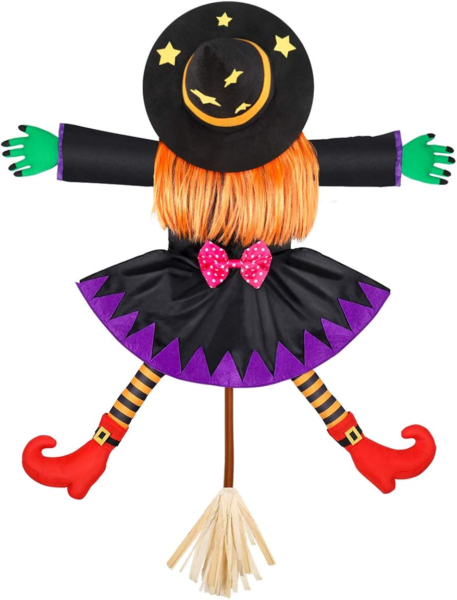 PRETYZOOM Bruja de Halloween Muñeca Realista Árbol Colgante Decoración