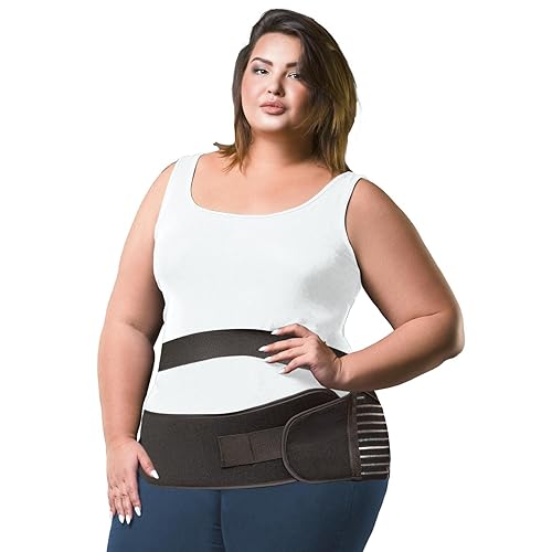 BraceAbility Obesity Belt Stomach Holder Plus Size Men and