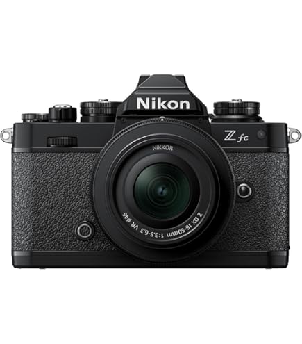 Amazon.com : Nikon Z fc DX-Format Mirrorless Camera Body (Black