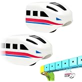 Electric Train Set Replacement Cars, 2-Pack USB Rechargeable Train Set