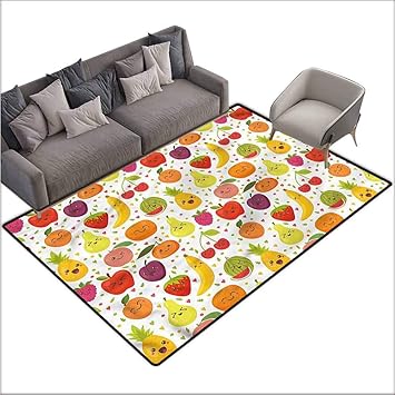Amazon Com Anti Slip House Kitchen Door Area Rug Fruits Banana