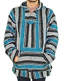 Baja Hoodie~ Original Mexican Deluxe Baja~ Huge Selection of Colors & Sizes!! (XL, Turquoise)