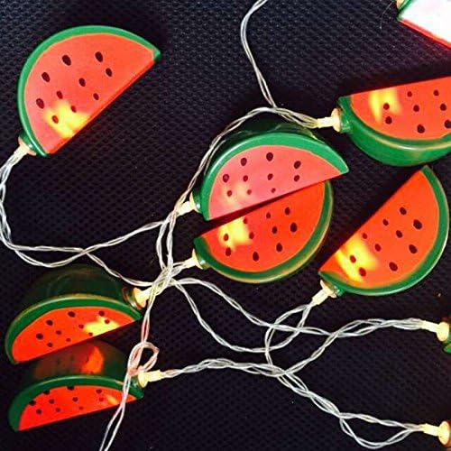 VerBone(TM) Watermelon String Light Holiday Party Lights Luces Decorativas LED a Pila Halloween Christmas Light Battery LED Light 1.3M 10LED [ White ]
