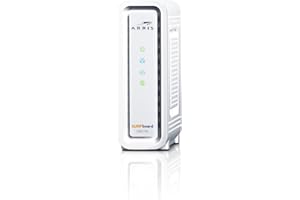 ARRIS Surfboard SB6190 32x8 DOCSIS 3.0 Cable Modem with 1.4 Gbps Download and 262 Upload Speeds, White (Non-Retail Packaging)