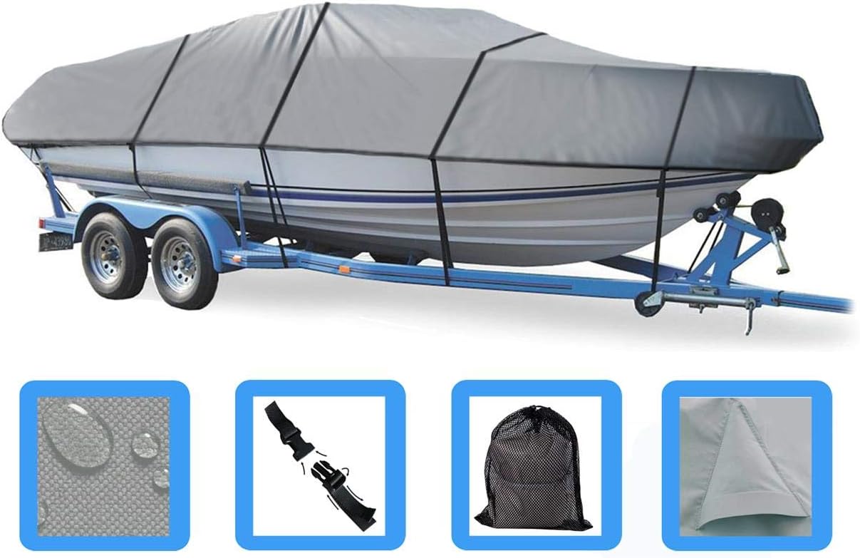 SBU Boat Cover Compatible for Crownline 202 BOWRIDER 1996 1997 1998 1999 2000 2001 2002