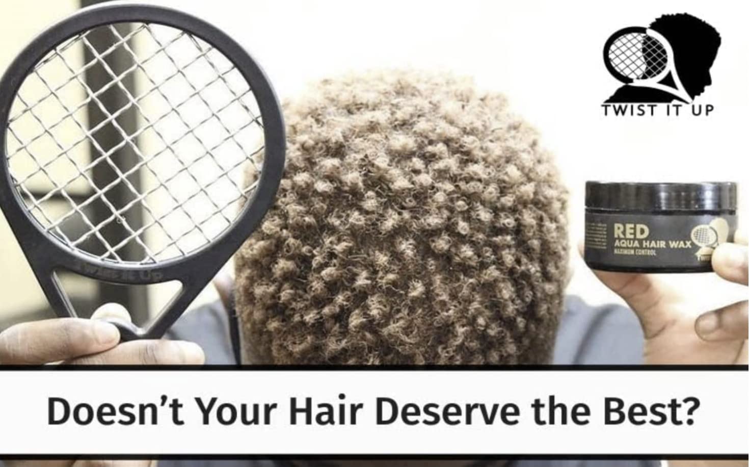 Twist It Up New Hair Gel Wax - Dreadlocks, Braids, Edges, Natural Curls, Natural Twist, Wave Pomade
