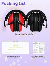 Dr.meter Ear Defenders Kids Hearing Protection 27.4 dB Adjustable view 8