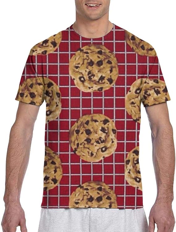 Amazon Co Jp クッキー メンズ Tシャツ 半袖 創意デザイン 3dプリント 夏 ゆったり おしゃれ カジュアル トップス 服 ファッション小物