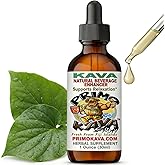 PRIMO KAVA Kava Drops | Water Soluble Kava Extract | Concentrated Tincture Beverage Enhancer | Authentic Kava Kava from Fiji | 40mg Kavalactones | Certified 3rd Party Testing | 1oz