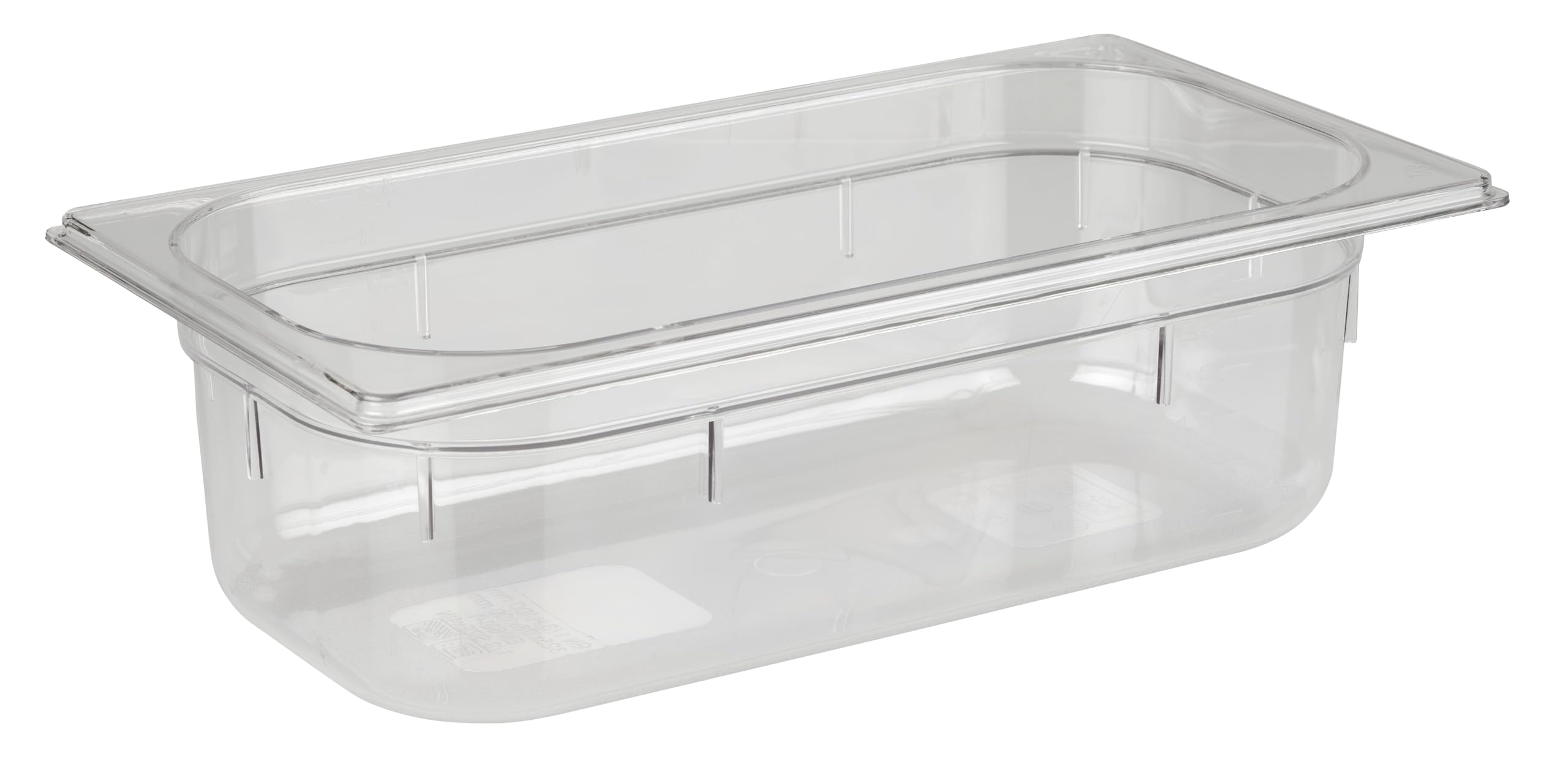GN container polycarbonate GN 1/3, 100 mm deep, 3,6 ltr. transparent polycarbonate