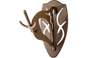 Skull Hooker Big Hooker European Trophy Mount – Perfect Kit for Hanging and Mounting Taxidermy Elk, Moose, & Caribou Antlers Skulls for Display – Robust Brown