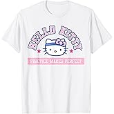Hello Kitty Practice Makes Perfect Sports Athlete Tee Shirt T-Shirt
