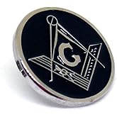 Masonic Square - Mason Freemason Enamel Lapel Pin