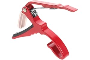 Crovakeu 1-Pack Guitar Capo, Professional Heavy Duty Adjustable Capo for Acoustic and Electric Guitars, Lightweight Aluminum 
