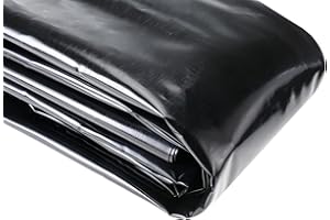 Finderomend 13 X 20 Feet Pond Liner,15.7 Mil Pond Liner HDPE Pond Skins for Fish Pond Liners for Waterfall, Pond and Fish Ponds and Water Gardens