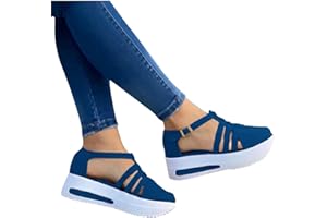 MASBIRD Sandals Women Dressy Summer,Comfortable Platform Flat Roman Beach Shoes Wedge Sandals Summer Comfy Slippers Sandals