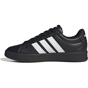 adidas Women's Grand Court 3.0, Black/White, 9.5