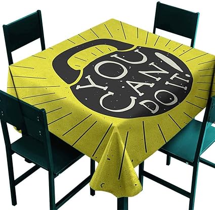 Nappe Pour Enfants Enfants Fitness Sweat Is Your Fat Crying Humour Citation Humoristique Diet Perdre Du Poids Exercice Table Pour Salle A Manger Jaune Noir Blanc 54x54 Inch 138cmx138cm Couleur 10 Amazon Fr Cuisine