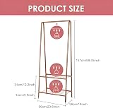 Youyijia Clothes Rail 60x151cm Heavy Duty Metal Garment Rack Coffee view 4