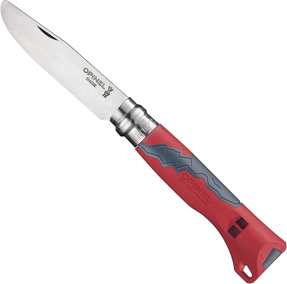 OPINEL O001897 Couteau Junior, Rouge Couteau Pliant de Poche Enfant