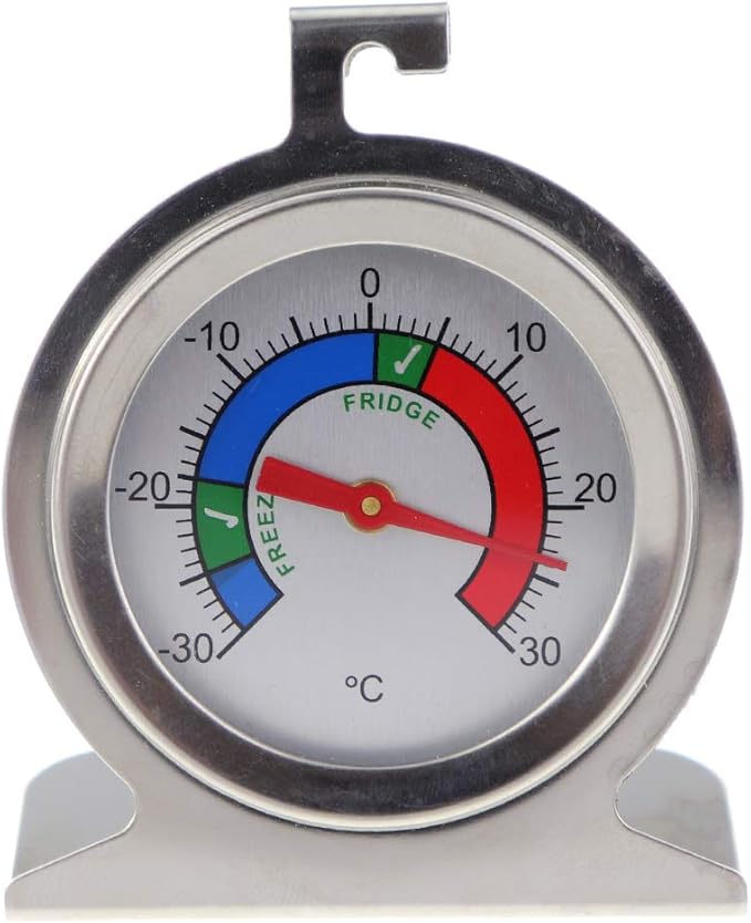 réfrigérateur congélateur ou Thermomètre en acier inoxydable avec