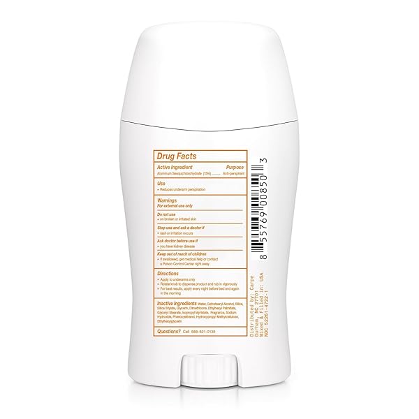 CARPE UNDERARM ANTIPERSPIRANT AND DEODORANT, CLINICAL STRENGTH WITH LAVENDER CITRUS SCENT, COMBAT EXCESSIVE SWEATING STAY FRESH AND DRY, GREAT FOR HYPERHIDROSIS.