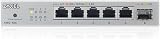 Zyxel XMG-105 5-Port 2.5G Multi-Gig Unmanaged Switch 1x 10G SFP+ Desktop view 2