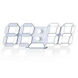 EDUP HOME 3D LED Digital Wall Clock/Desk Alarm