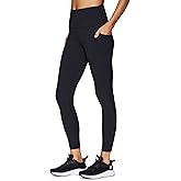 RBX Active Women's Ultra Soft Solid Workout Running Yoga Leggings with Pockets