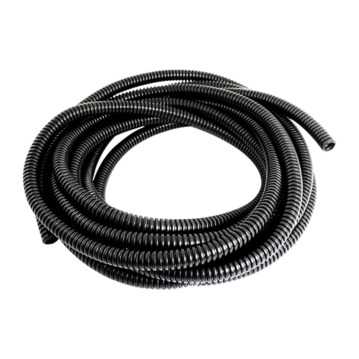 CGEAMDY Flexible Conduit 5m Corrugated Tube, Corrugated Bellow Conduit Protective Tube Sleeve for Car, Corrugated Hose Wire Harness Sleeve Car Cables, Electric Wire, Garden Lights(7x10mm)