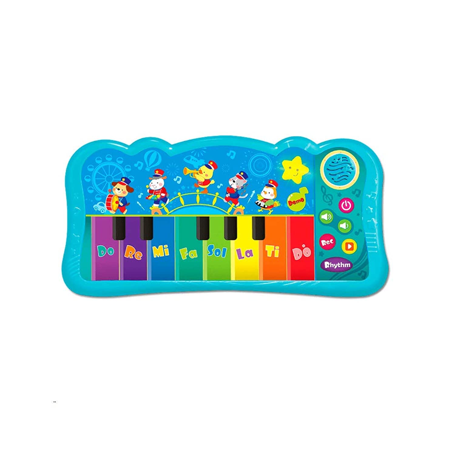 winfun - Farm Piano Jungle Animals Musical Organ, Multicoloured (7302090)