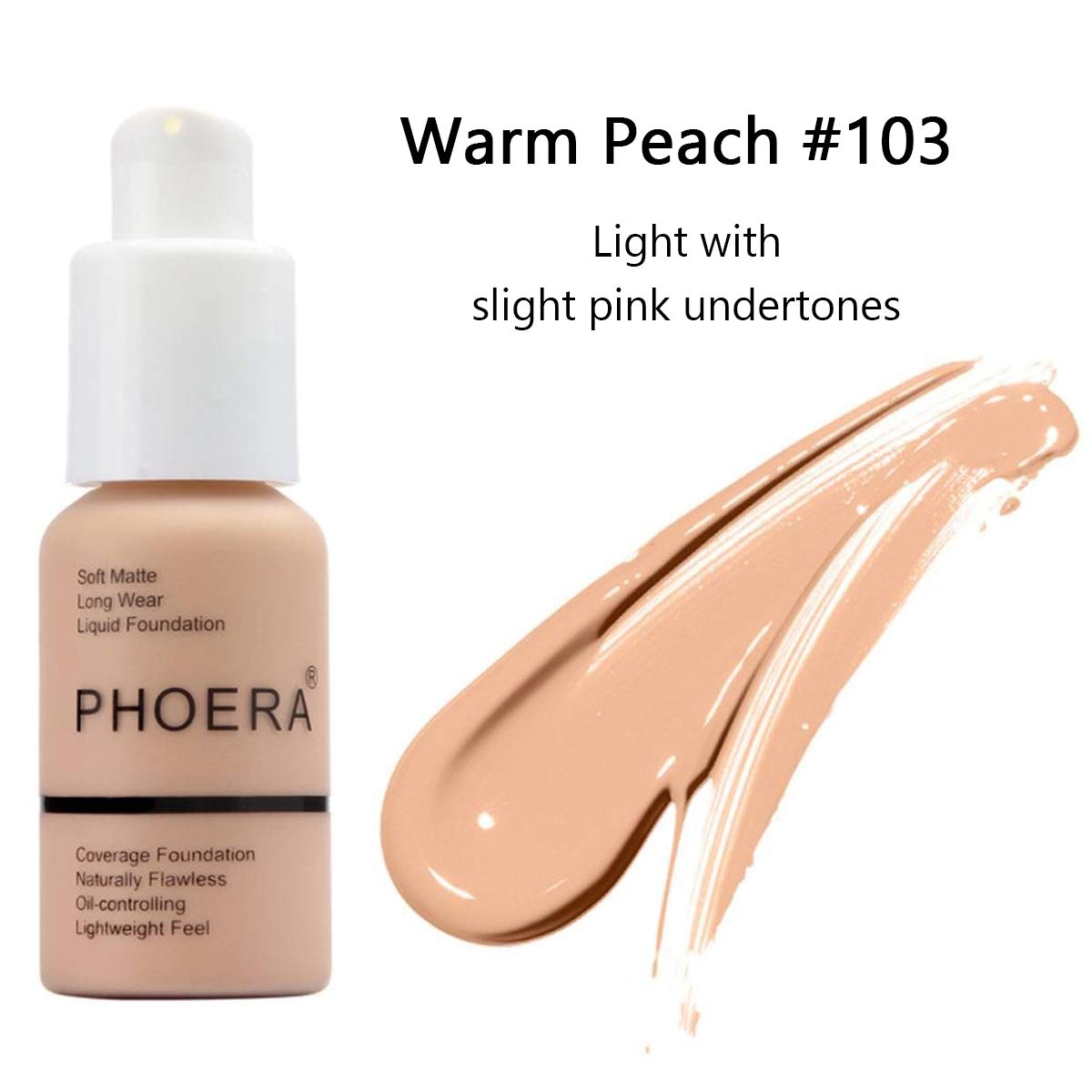 phoera full coverage liquid matte foundation