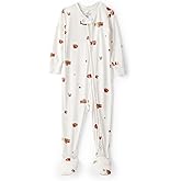 Carter's unisex-baby Purelysoft Long-sleeve 2-way Zip Pajamas