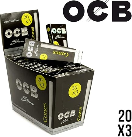 Compra OCB Premium Cones King Size Slim - Caja de 20 Paquetes de 60 Conos en Amazon.es