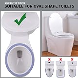Mass Dynamic Soft Close Toilet Seat White Oval 450x370 Top Fix Hinges view 4