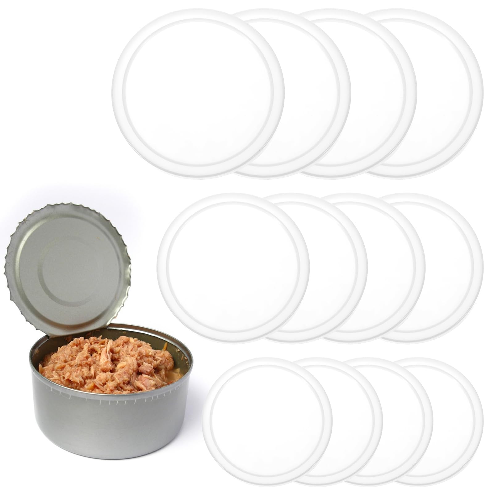 Photo 1 of *MISSING PARTS*
JIYIN 12 Pcs Pet Food Can Covers, Large Medium & Small Plastic Tight Seal Lids Reusable, Universal Cat Dog Food Can Lids for Canned Goods or Pet Dog Cat Foods Saver