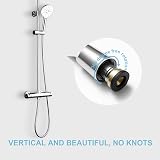 OFFO Shower Hose 2.5m Stainless Steel Anti-Kink Chrome Replacement High Pressure view 2