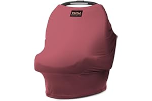 Milk Snob Original 5-in-1 Luxe Cover in Ash Rose - Added Privacy for Breastfeeding, Baby Car Seat, Carrier, Stroller, High Chair, Shopping Cart, Lounger Canopy, Newborn Essentials, Nursing Top