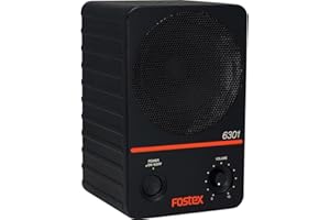 Fostex 6301NE Powered Active Monitor (Single), Electronically Balanced, Black