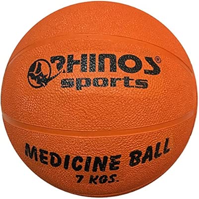 Rhinos Sports - Balón medicinal, pelota 7 kg, Color Naranja ...