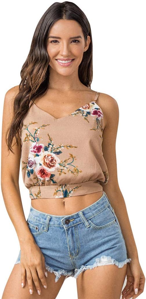 Women Cute Prints I Have No Tits Letter Sleeveless Halterneck Tank Crop Tops Vest Blouse Shirt