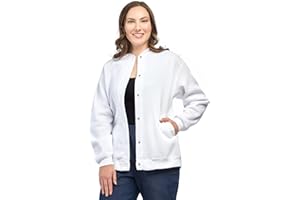 TURTLE BAY NEW YORK Womens Snap Up Jacket - Soft, Fleecy Lining for Three-Season Comfort