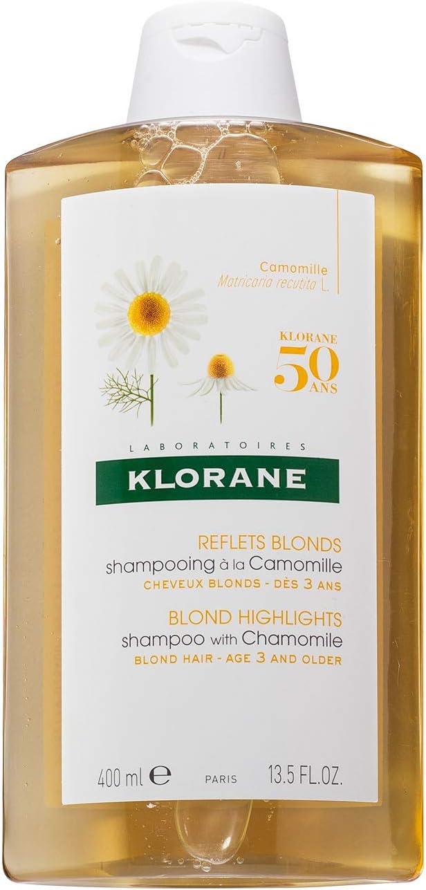 Klorane Blond Highlights Shampoo Chamomile 400ml for Blonde & Highlighted Hair