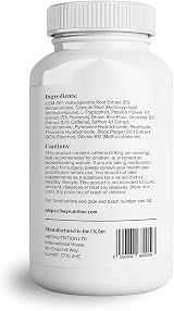 Hey Nutrition Theonia Ashwagandha Complex 9000mg KSM-66 60 Vegan Caps view 3